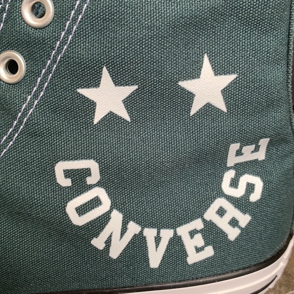 CONVERSE CTAS HI FADED SPRUCE/BLACK/WHITE MENS - Picture 3 of 15